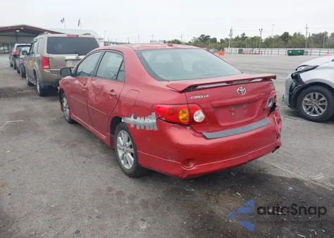 2010 Toyota Corolla S from USA, damaged, VIN 2T1BU4EE0AC507948